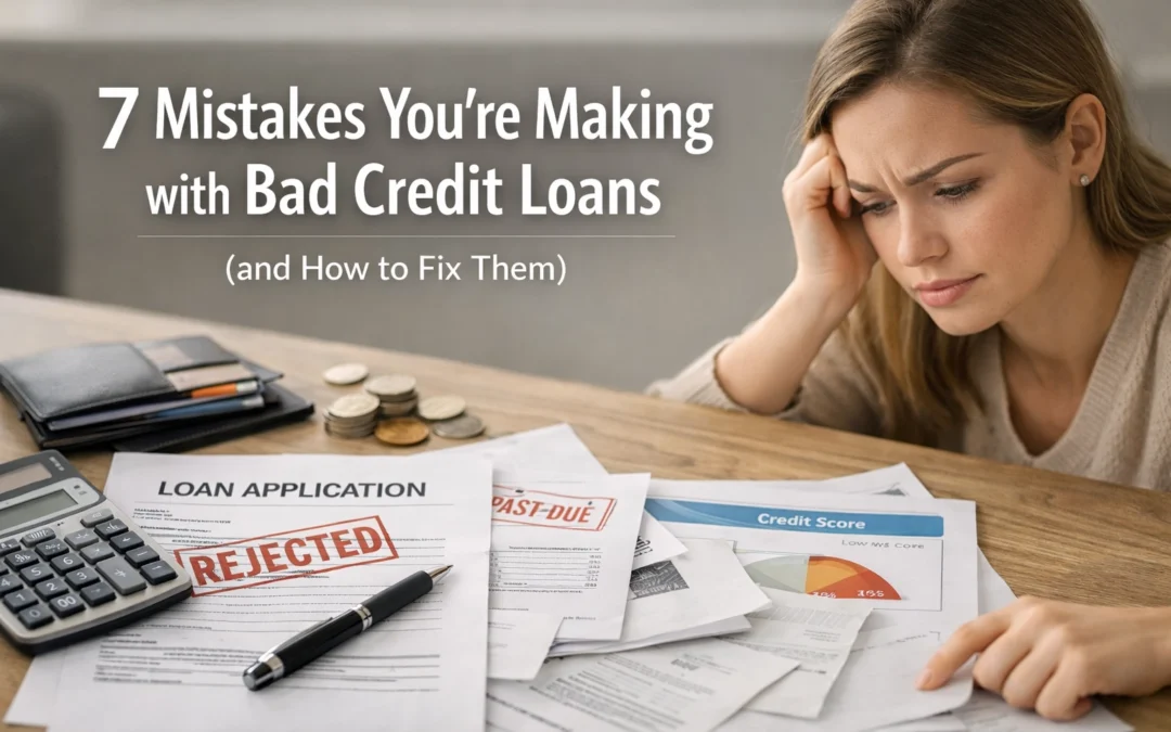 7 Mistakes You’re Making with Bad Credit Loans (and How to Fix Them)