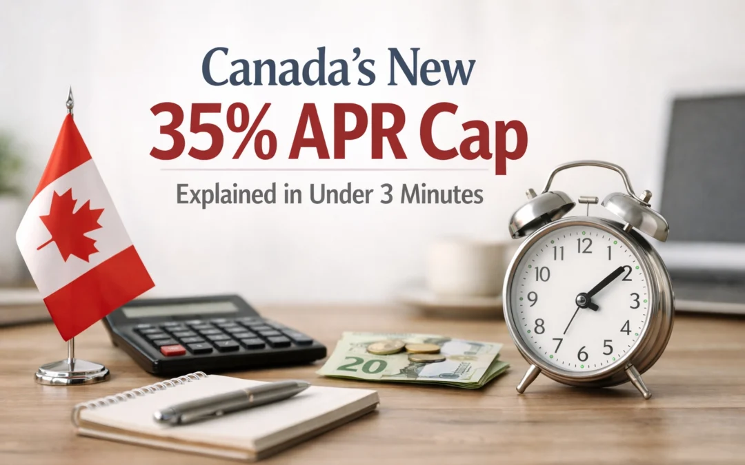 Canada’s New 35% APR Cap Explained in Under 3 Minutes