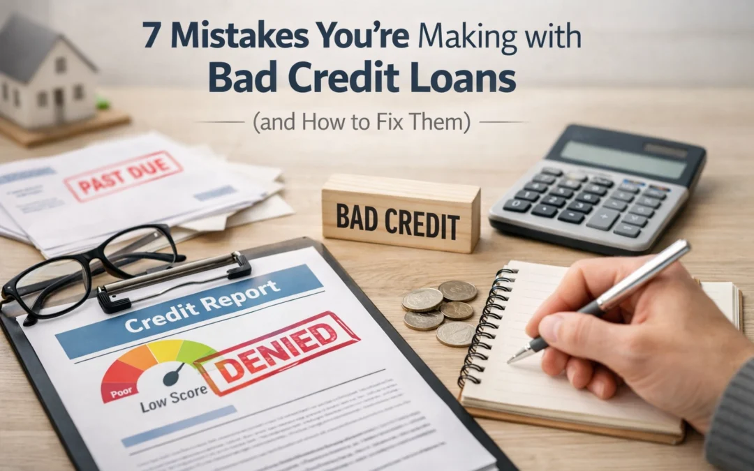 7 Mistakes You’re Making with Bad Credit Loans (and How to Fix Them)