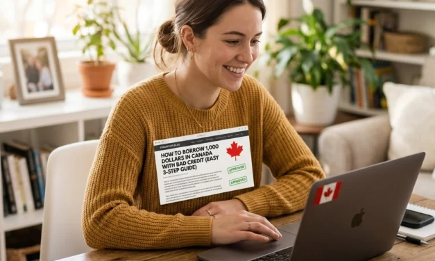 How to Borrow 1,000 Dollars in Canada with Bad Credit (Easy 3-Step Guide)